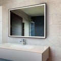 Mirror - Black Frame LED Cool White 1200 x 750mm - Next Shipment