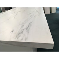 Bench Top - White Marble 4.2m - Next Shipment