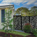 Matrix 1810 x 905 x 9mm Charcoal Jungle Décor Screen with Frame - Next Shipment