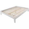 Double - Sovo Wood Bed Frame - Natural or White - Next Shipment