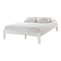 Super King - Sovo Wood Bed Frame - White or Natural - Next Shipment
