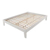 Super King - Sovo Wood Bed Frame - White or Natural - Next Shipment