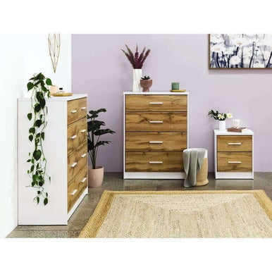 Tallboy 5 Drawer Takiwira White or Black Next Shipment